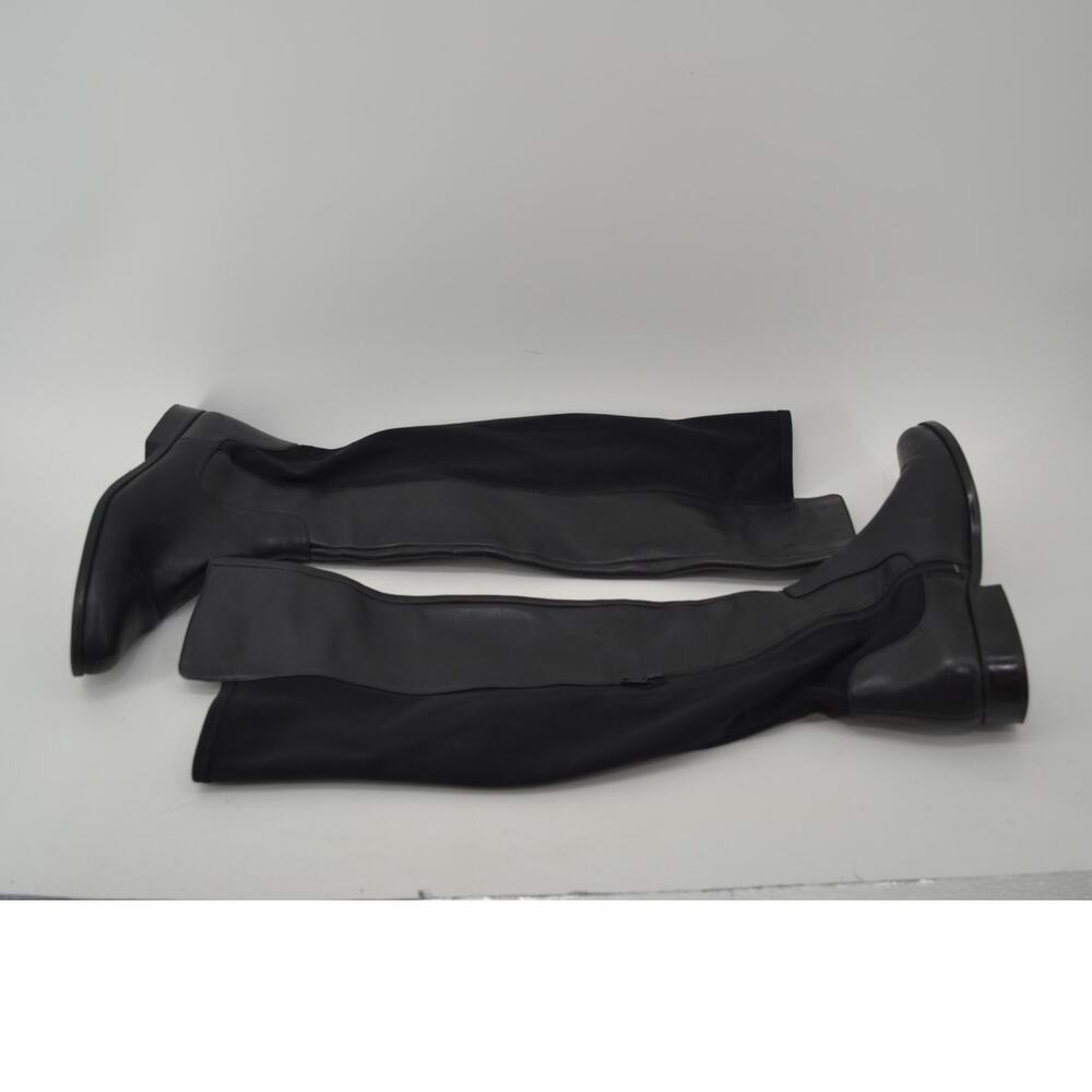 Clarks Caddy Belle Knee High Boot Leather Black Minimalist 7 - Picture 10 of 15